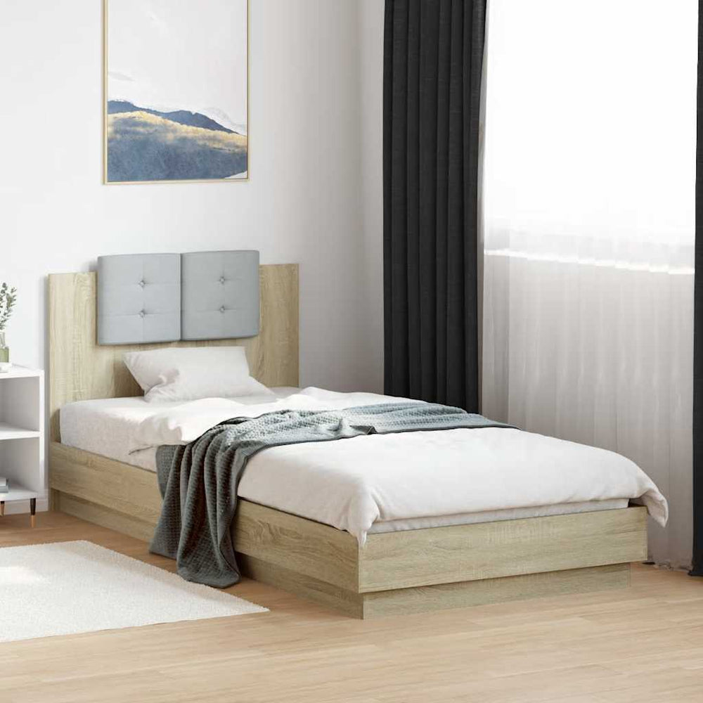 Bettgestell Sonoma-Eiche 90x200 cm