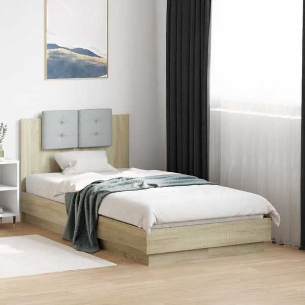 Bettgestell Sonoma-Eiche 75x190 cm