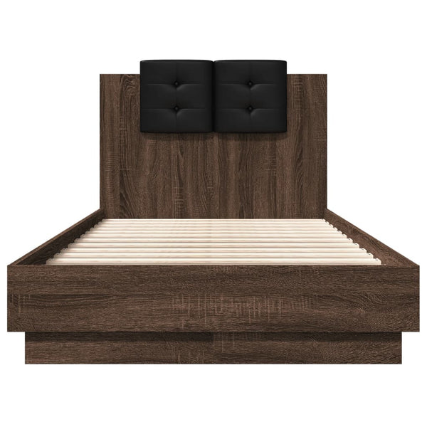 Bettgestell Braun Eiche 75x190 cm
