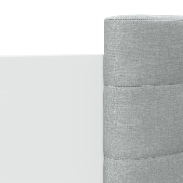 Bettgestell Weiß mit LED 100x200 cm