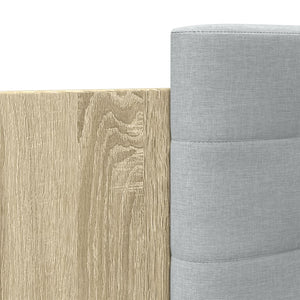 Bettgestell Sonoma Eiche 90x200cm mit LED