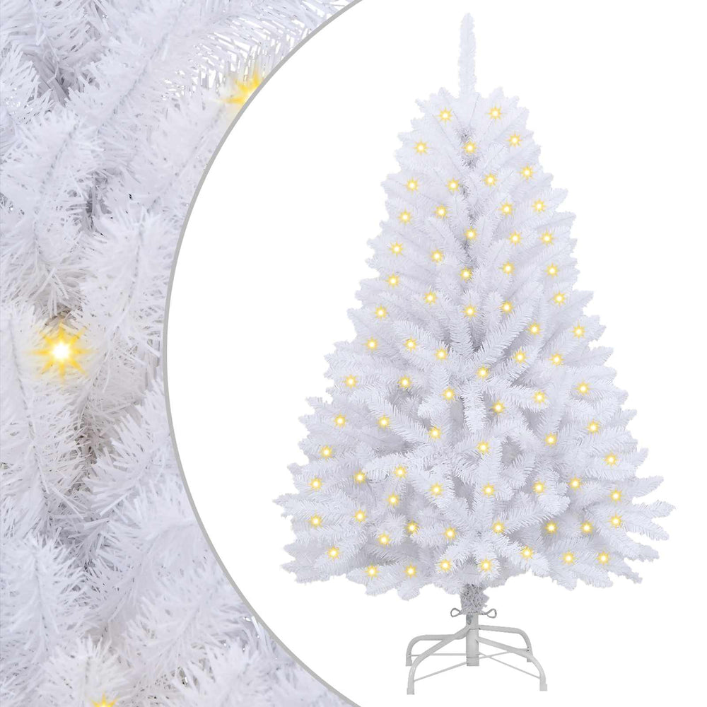 Künstlicher Weihnachtsbaum Weiß 120cm