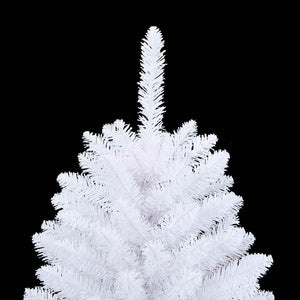 vidaXL Sapin de Noël Artificiel Blanc 150 cm PVC et Métal