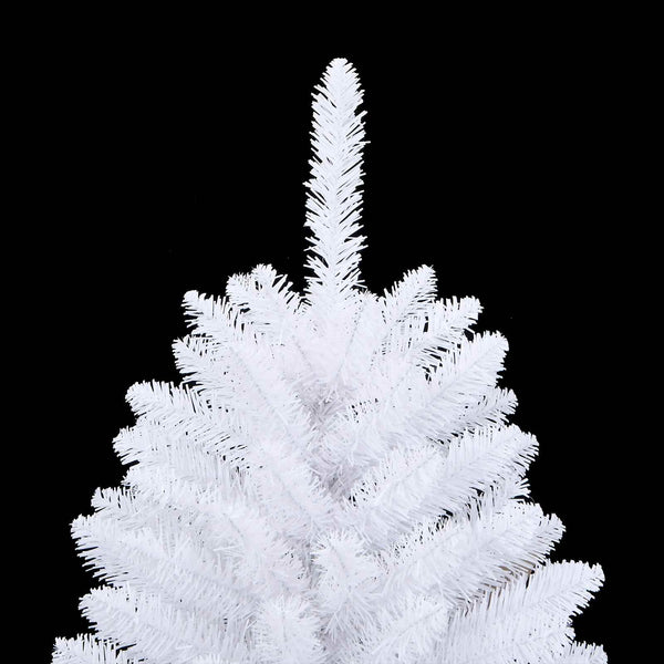 vidaXL Sapin de Noël Artificiel Blanc 150 cm PVC et Métal