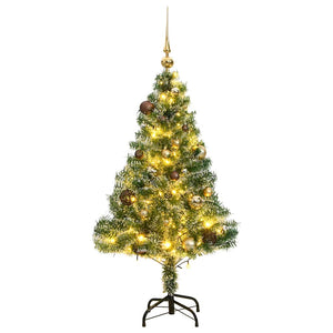 Künstlicher Weihnachtsbaum mit Schnee & LEDs