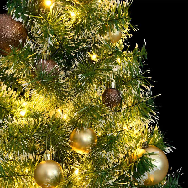 Künstlicher Weihnachtsbaum mit Schnee & LEDs