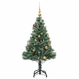 Künstlicher Weihnachtsbaum mit Schnee & LEDs