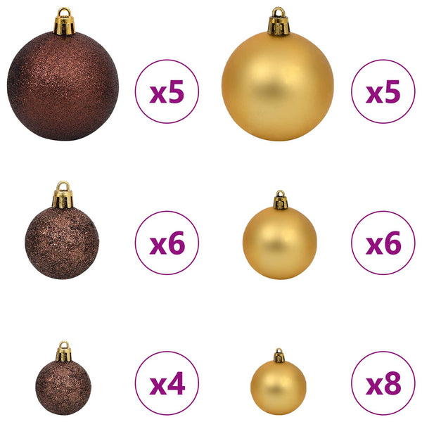vidaXL Sapin de Noël artificiel blanc 68 x 68 x 120 cm PVC et métal