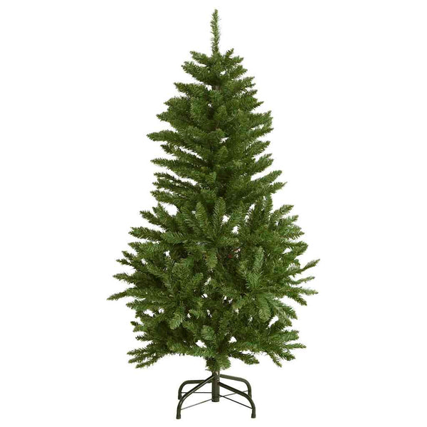 vidaXL Sapin de Noël artificiel pliable 150 LED et boules 120 cm