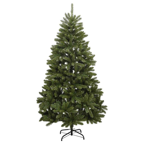 Künstlicher Weihnachtsbaum mit LEDs & Kugeln, 210cm