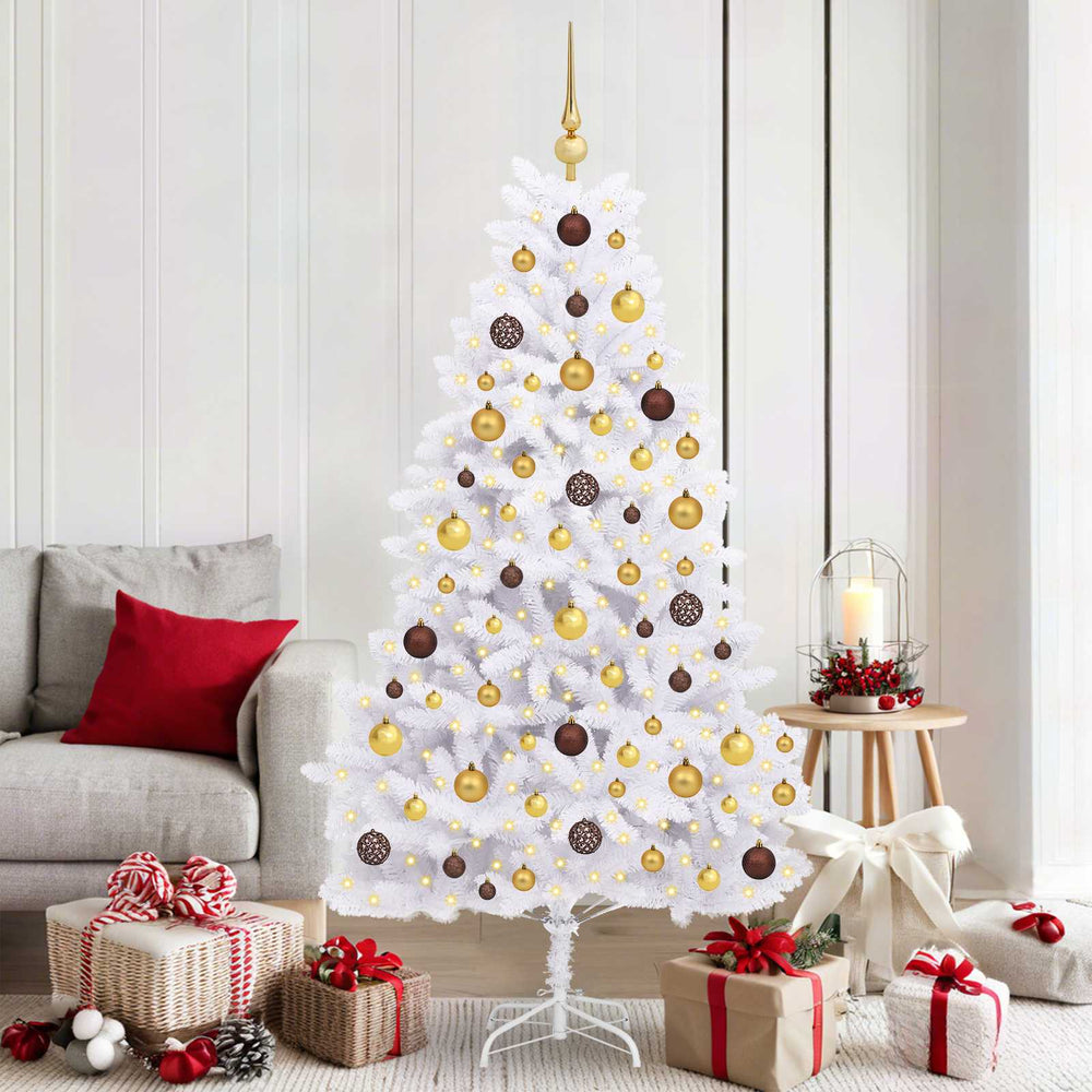 Weißer künstlicher Weihnachtsbaum, 180cm