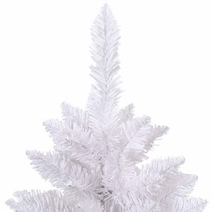 vidaXL Sapin de Noël artificiel Blanc 106 x 106 x 210 cm