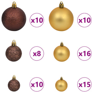 vidaXL Sapin de Noël artificiel Blanc 106 x 106 x 210 cm