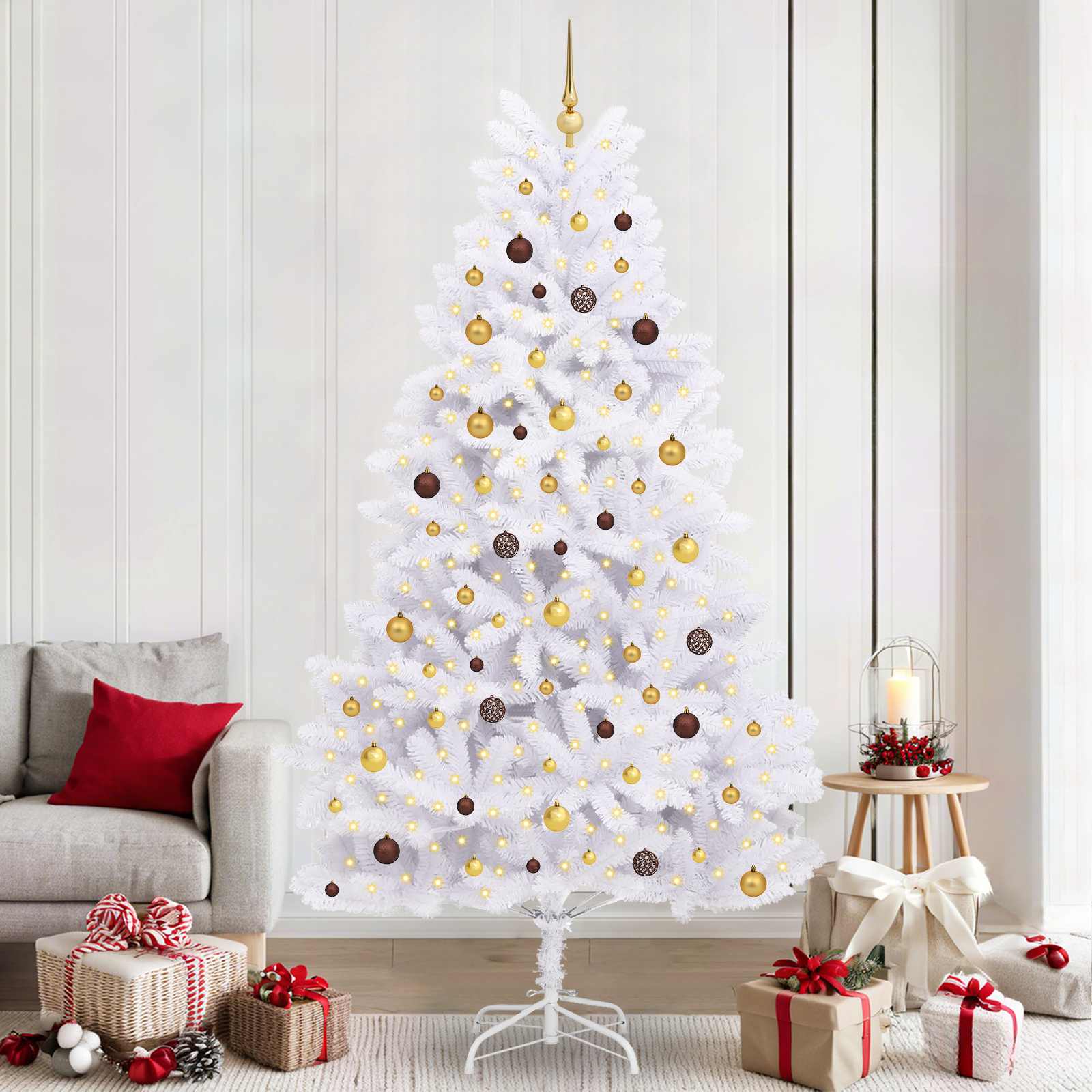 Weißer Künstlicher Weihnachtsbaum 240cm