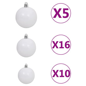 Künstlicher Weihnachtsbaum 300cm mit LED & Kugeln
