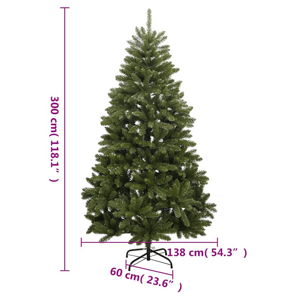 Künstlicher Weihnachtsbaum 300cm mit LED & Kugeln