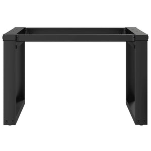 Couchtischbeine O-Form Stahl 60x50x38 cm