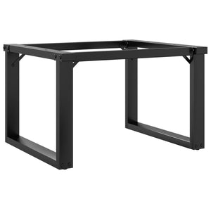 Couchtischbeine O-Form Stahl 60x40x38 cm
