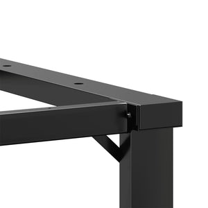 Couchtischbeine O-Form Stahl 60x40x38 cm
