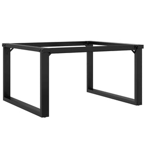 Couchtischbeine O-Form Stahl 70x60x43 cm