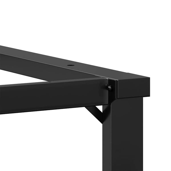 Couchtischbeine O-Form Stahl 70x60x43 cm