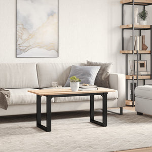 O-Form Couchtischbeine Stahl 70x30x43 cm