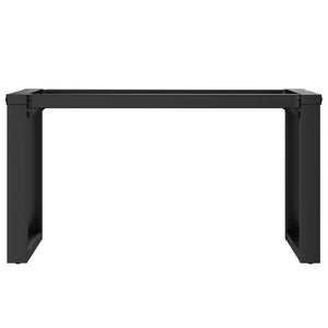 O-Form Couchtischbeine Stahl 70x30x43 cm