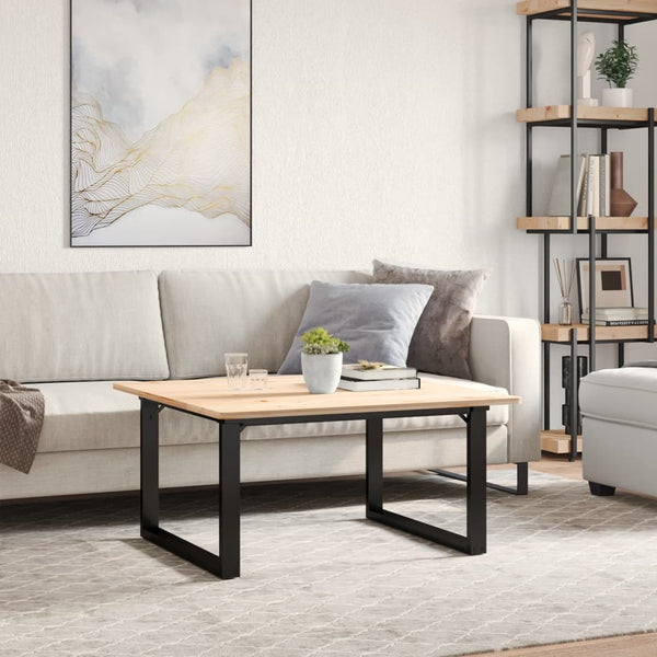 Couchtischbeine O-Form Stahl 80x70x43 cm