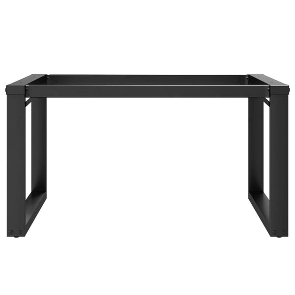 Couchtischbeine O-Form Stahl 80x70x43 cm