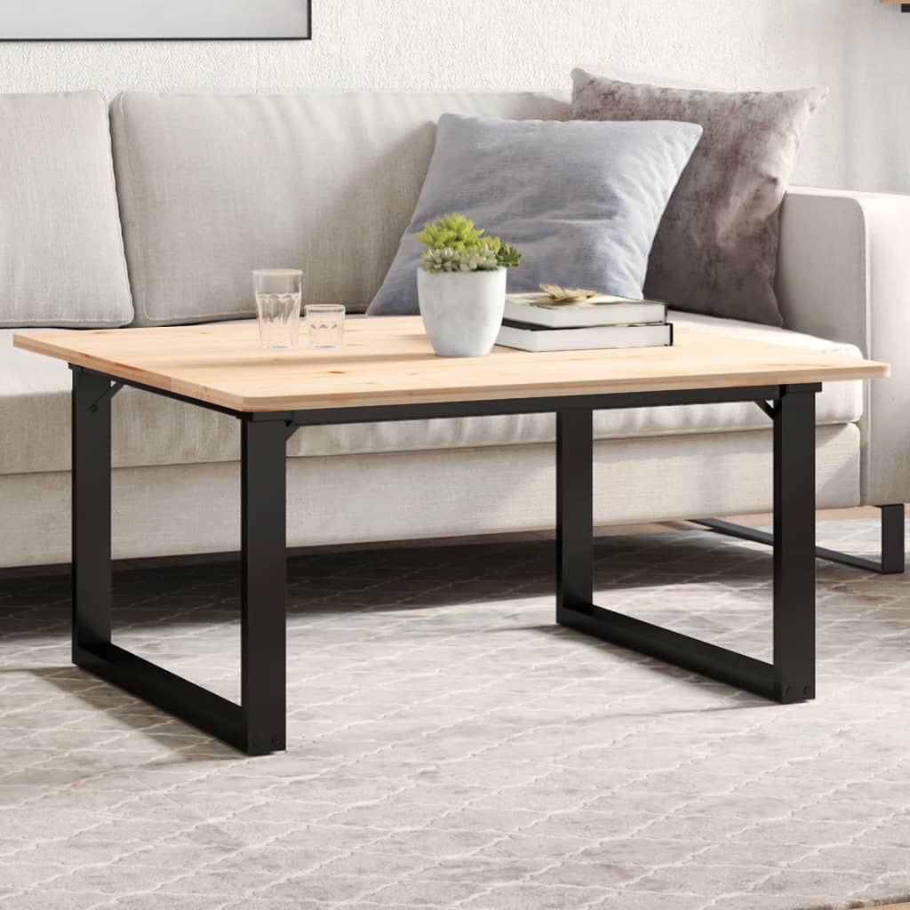 Couchtischbeine O-Form Stahl 80x70x43 cm