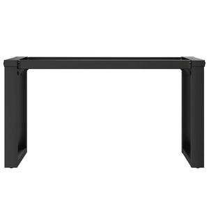 Couchtischbeine O-Form Stahl 90x30x43 cm