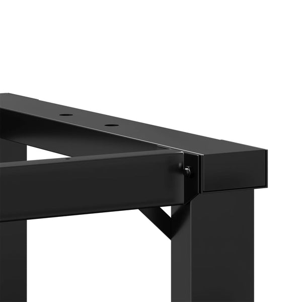Couchtischbeine O-Form Stahl 90x30x43 cm