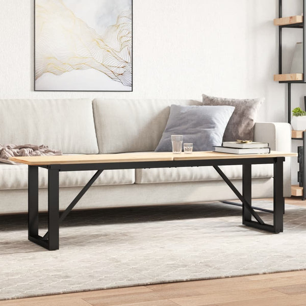 Couchtischgestell O-Form, 140 cm, Stahl