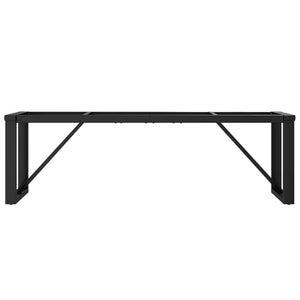 Couchtischgestell O-Form, 140 cm, Stahl