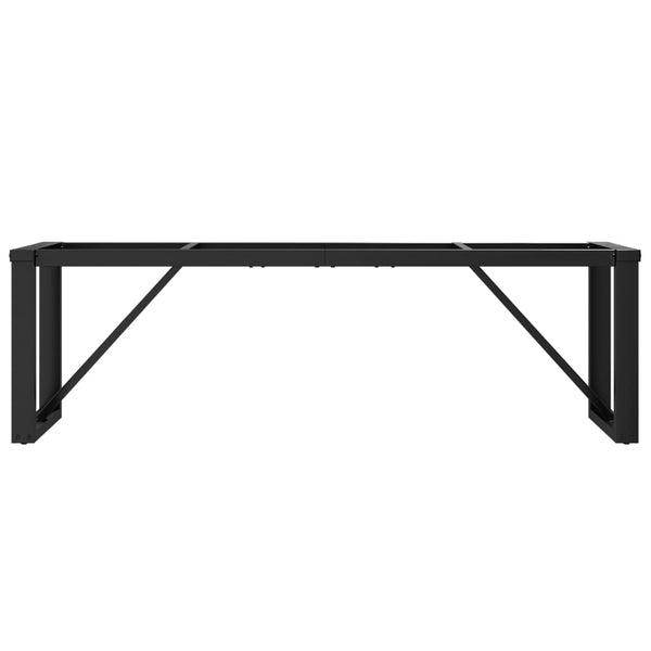 Couchtischgestell O-Form, 140 cm, Stahl
