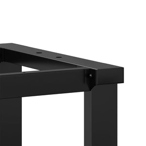 Couchtischgestell O-Form, 140 cm, Stahl