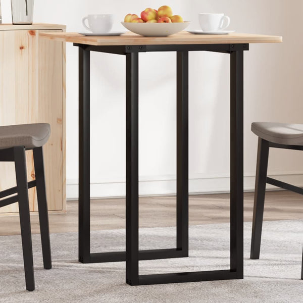 O-Form Esstischgestell Stahl 40x40x73 cm