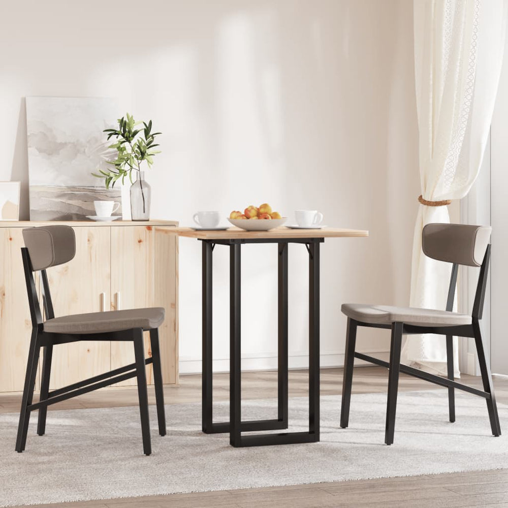 O-Form Esstischgestell Stahl 40x40x73 cm