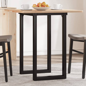 Esstischgestell O-Form 60x50x73 cm Stahl
