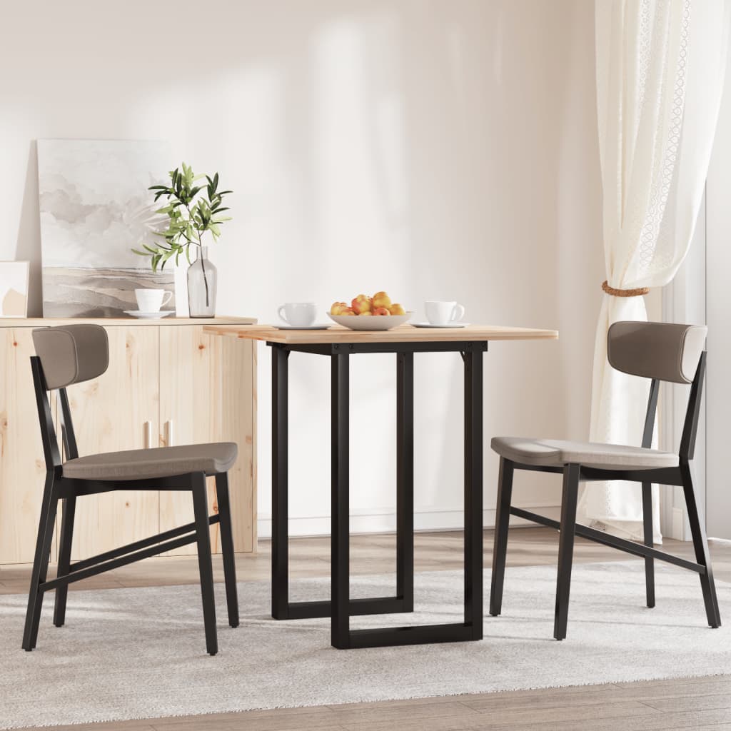 O-Form Tischgestell 60x40x73 cm Stahl