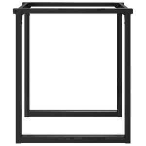 O-Form Tischgestell 70x70 cm Stahl