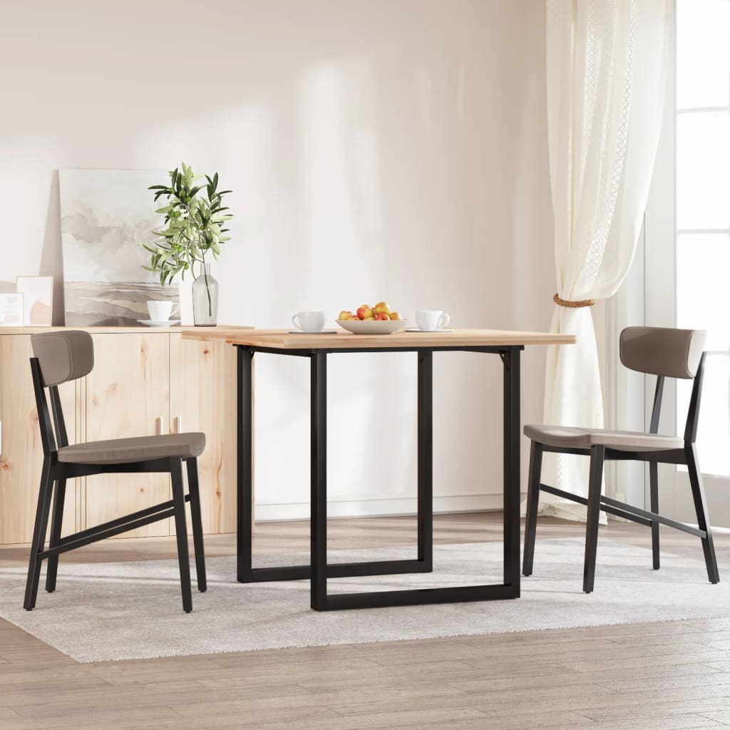 O-Form Tischgestell 70x70 cm Stahl