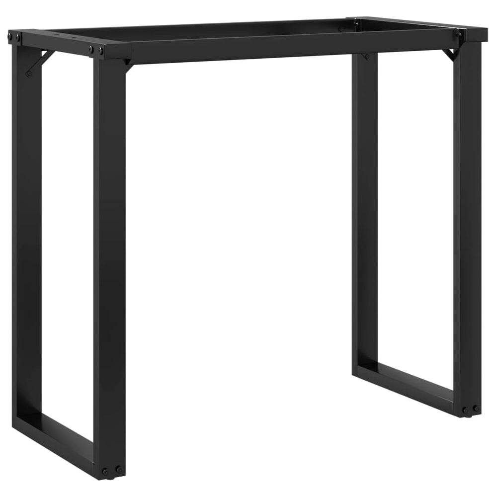 Tischgestell O-Form Stahl 80x40 cm