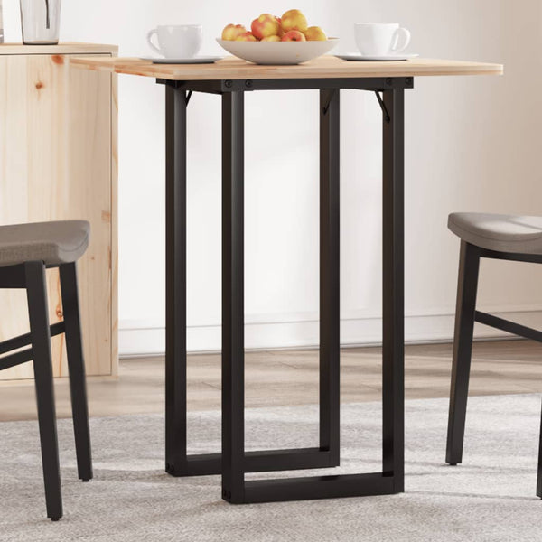 Tischgestell O-Form Stahl 80x40 cm
