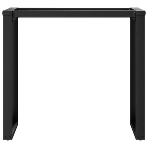 Tischgestell O-Form Stahl 80x40 cm