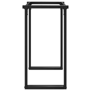 Tischgestell O-Form Stahl 80x40 cm