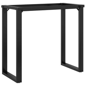 Tischgestell O-Form Stahl 80x40 cm