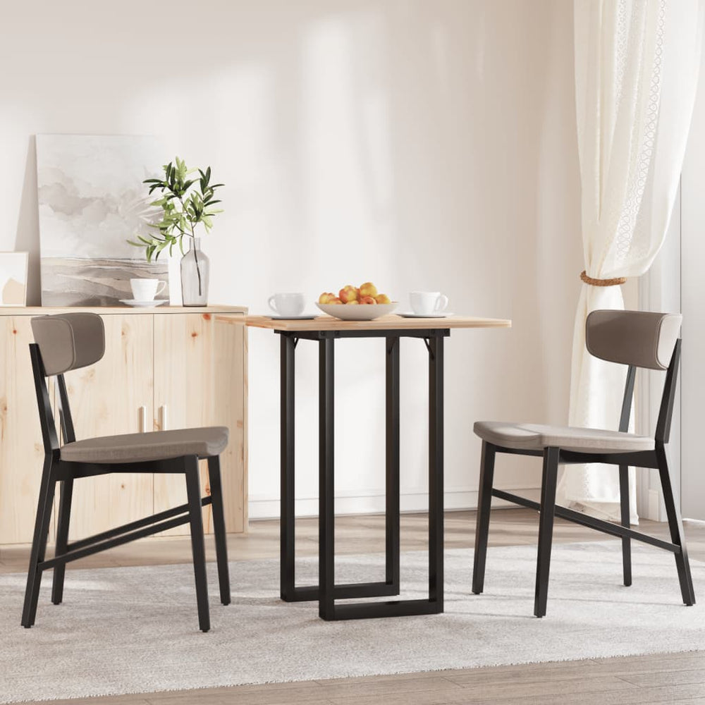 Tischgestell O-Form Stahl 80x40 cm
