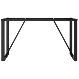 O-Form Esstischgestell 140x60 cm Stahl