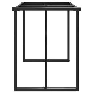 O-Form Esstischgestell 140x60 cm Stahl